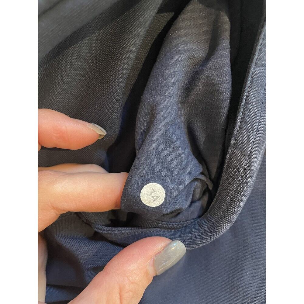 Mens Lululemon ABC Classic Fit Pant Navy Size 34. 28” Inseam - Picture 2 of 7